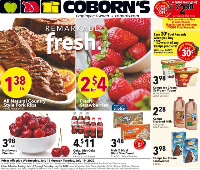 Coborn's Ad from 07/14/2022