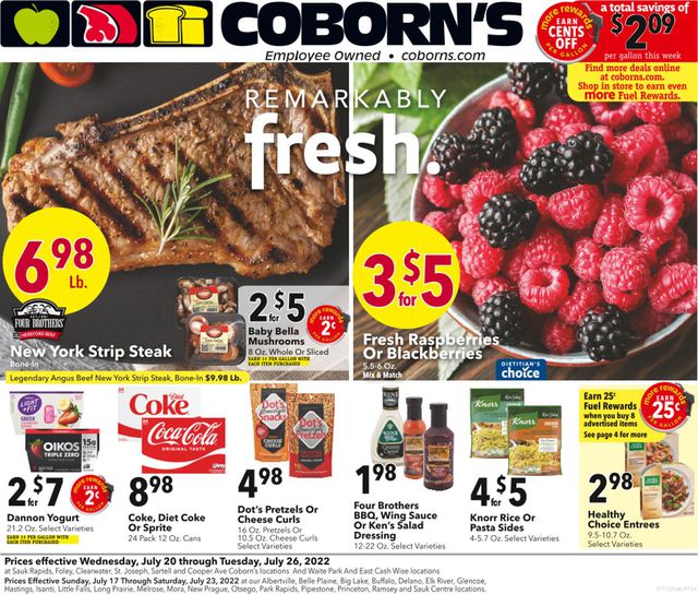Coborn's Ad from 07/21/2022