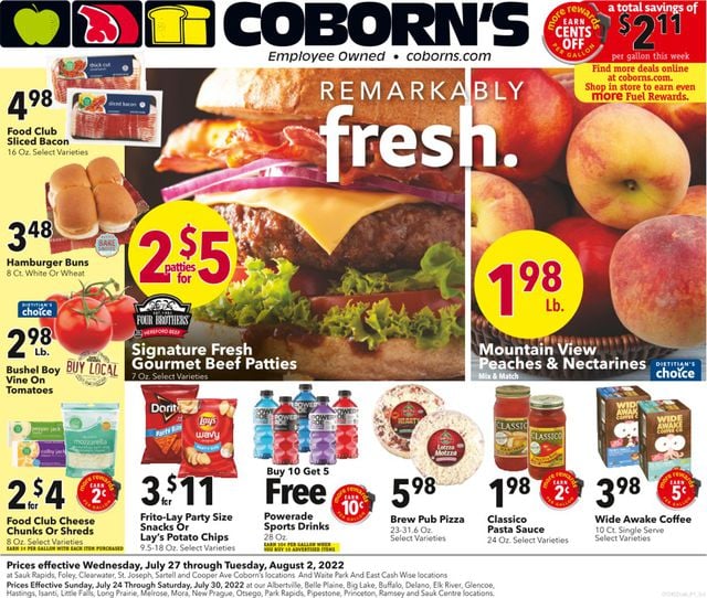 Coborn's Ad from 07/28/2022