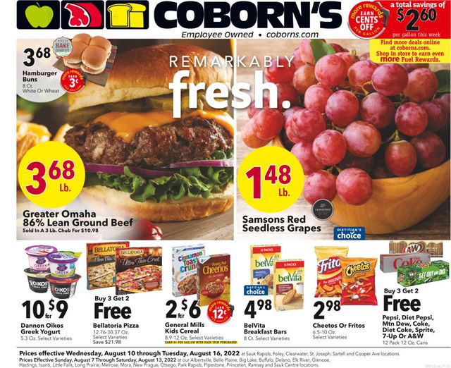 Coborn's Ad from 08/11/2022