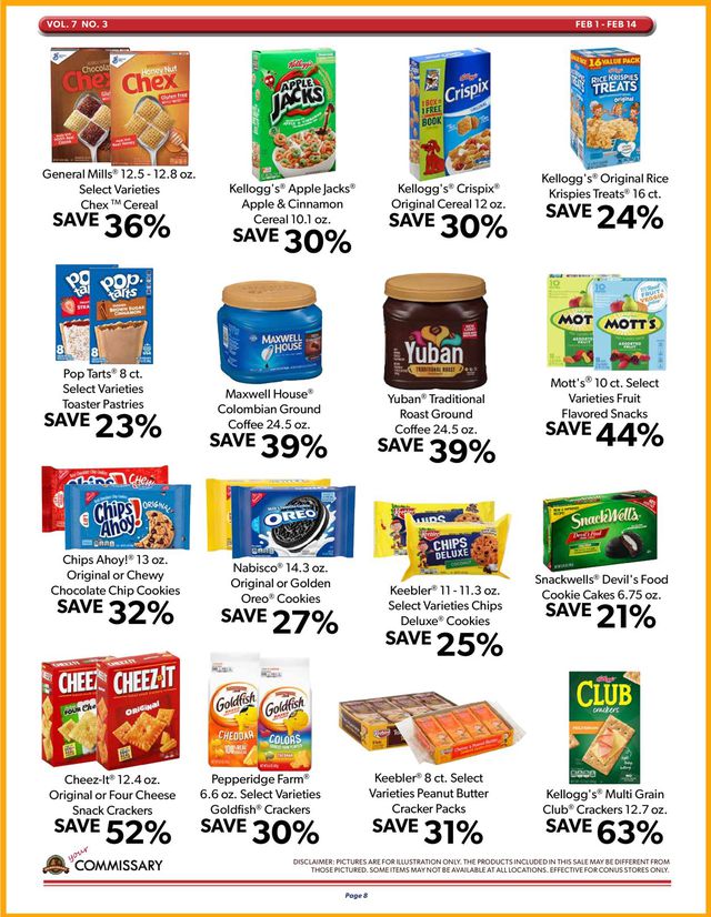 Commissary Ad from 02/01/2021
