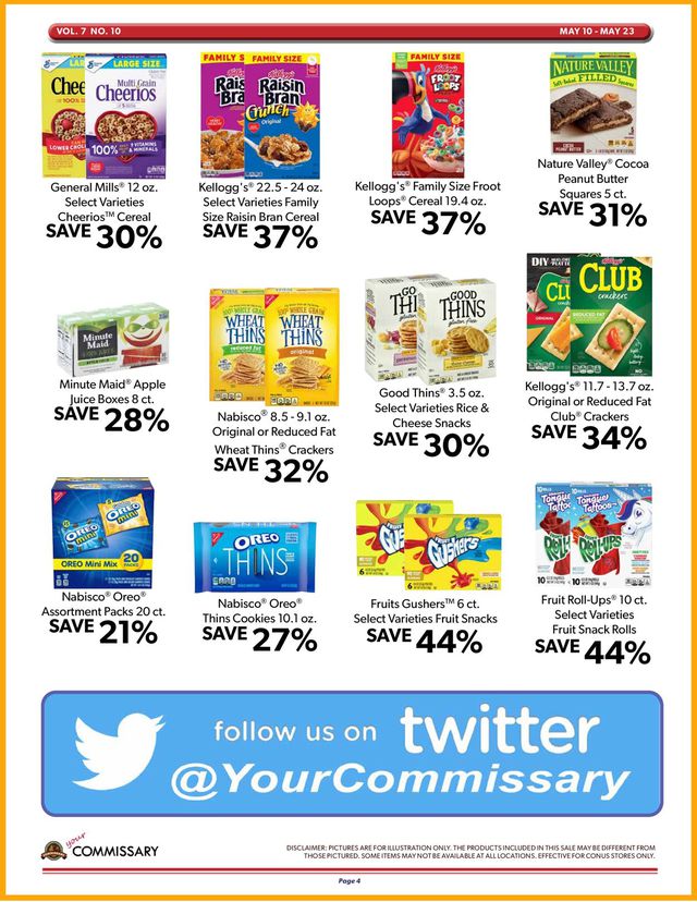 Commissary Ad from 05/10/2021
