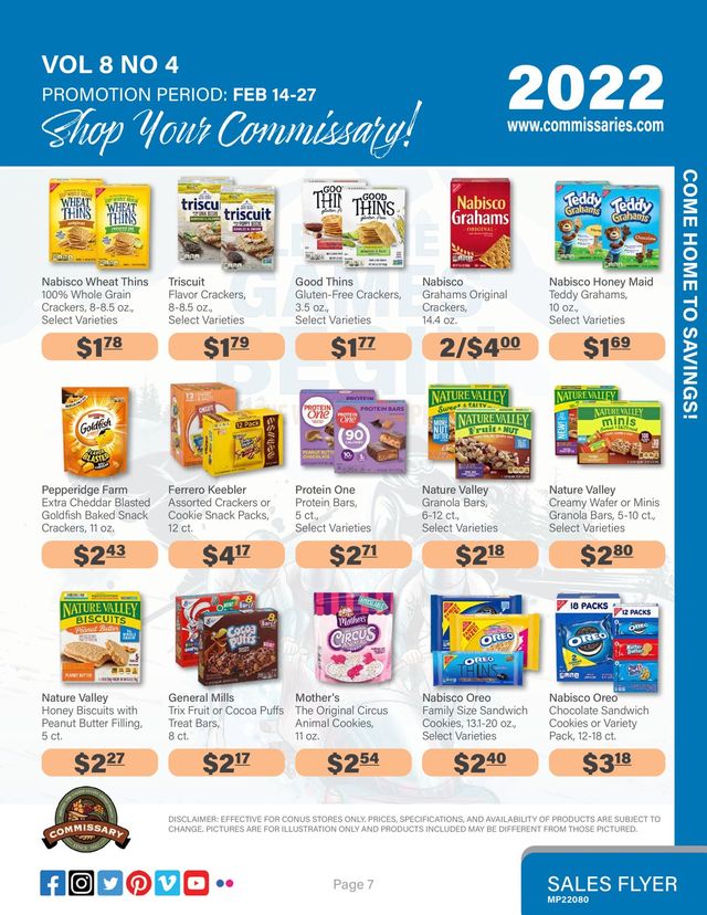Commissary Ad from 02/14/2022