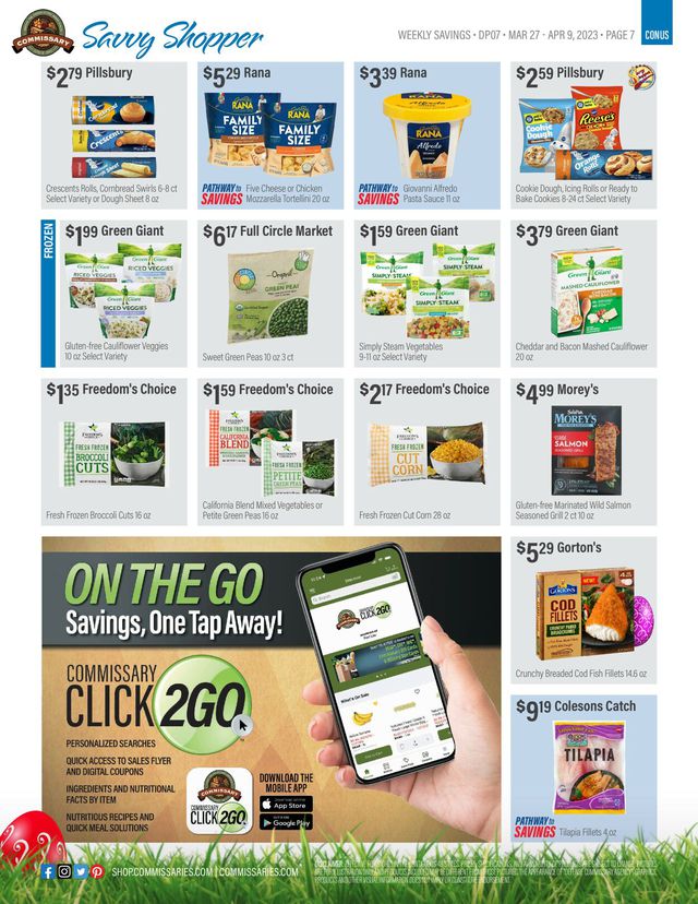 Commissary Ad from 03/27/2023