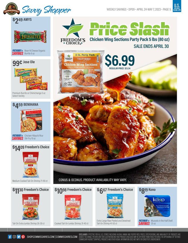 Commissary Ad from 04/24/2023