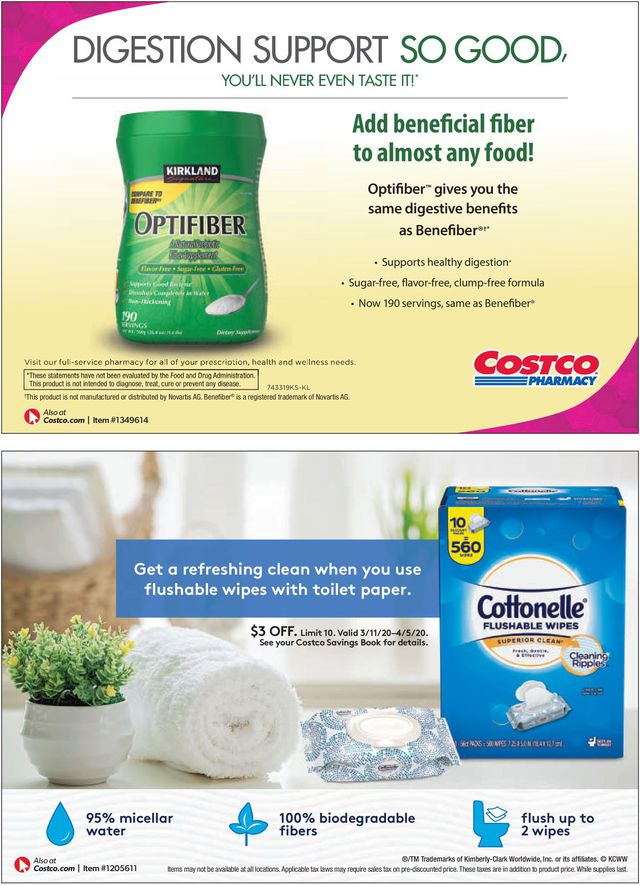 Costco Ad from 03/01/2020
