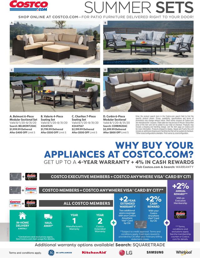 Costco Ad from 08/01/2020