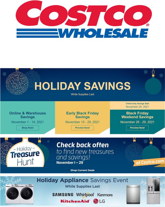 Costco Ad from 11/15/2021