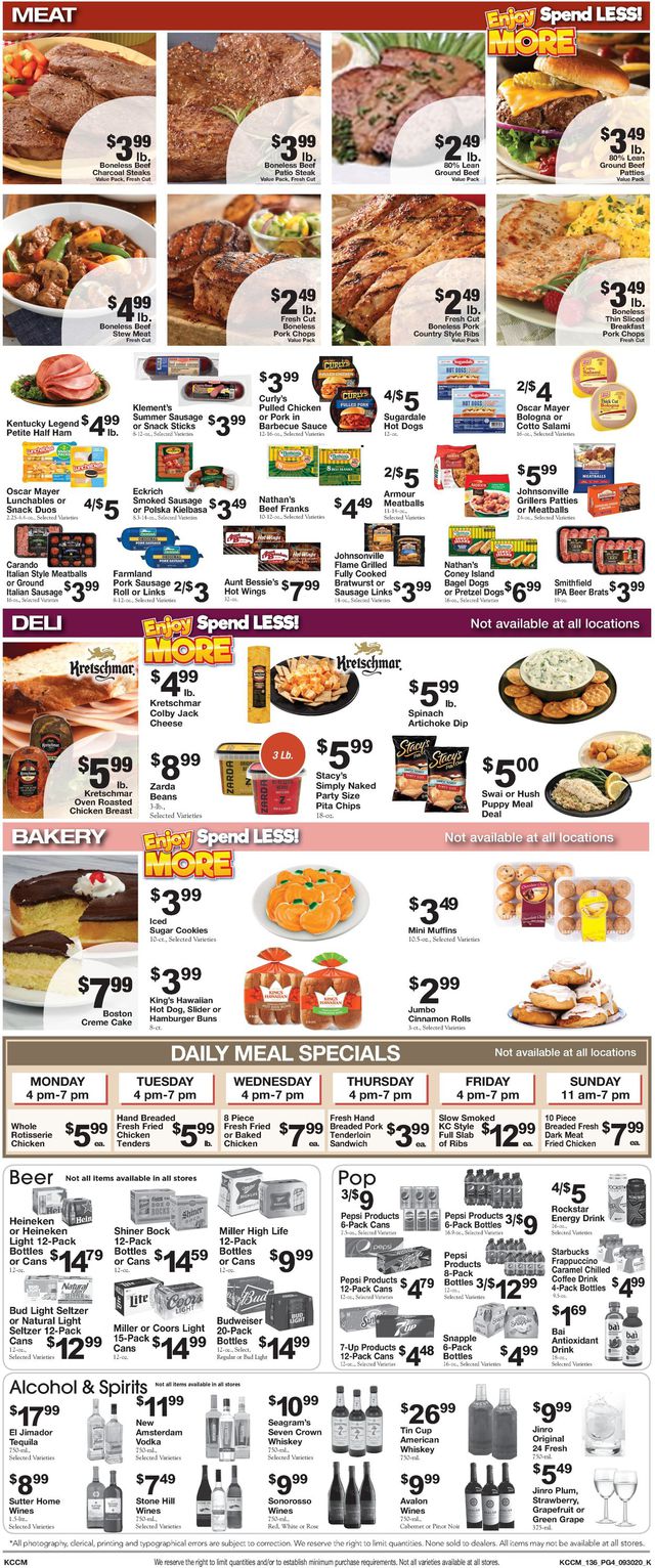 Country Mart Ad from 09/30/2020