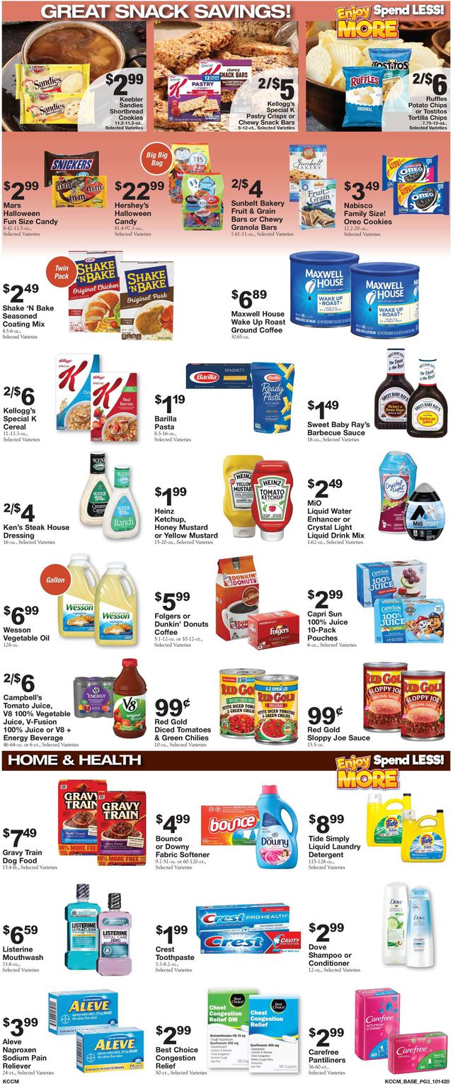 Country Mart Ad from 10/14/2020