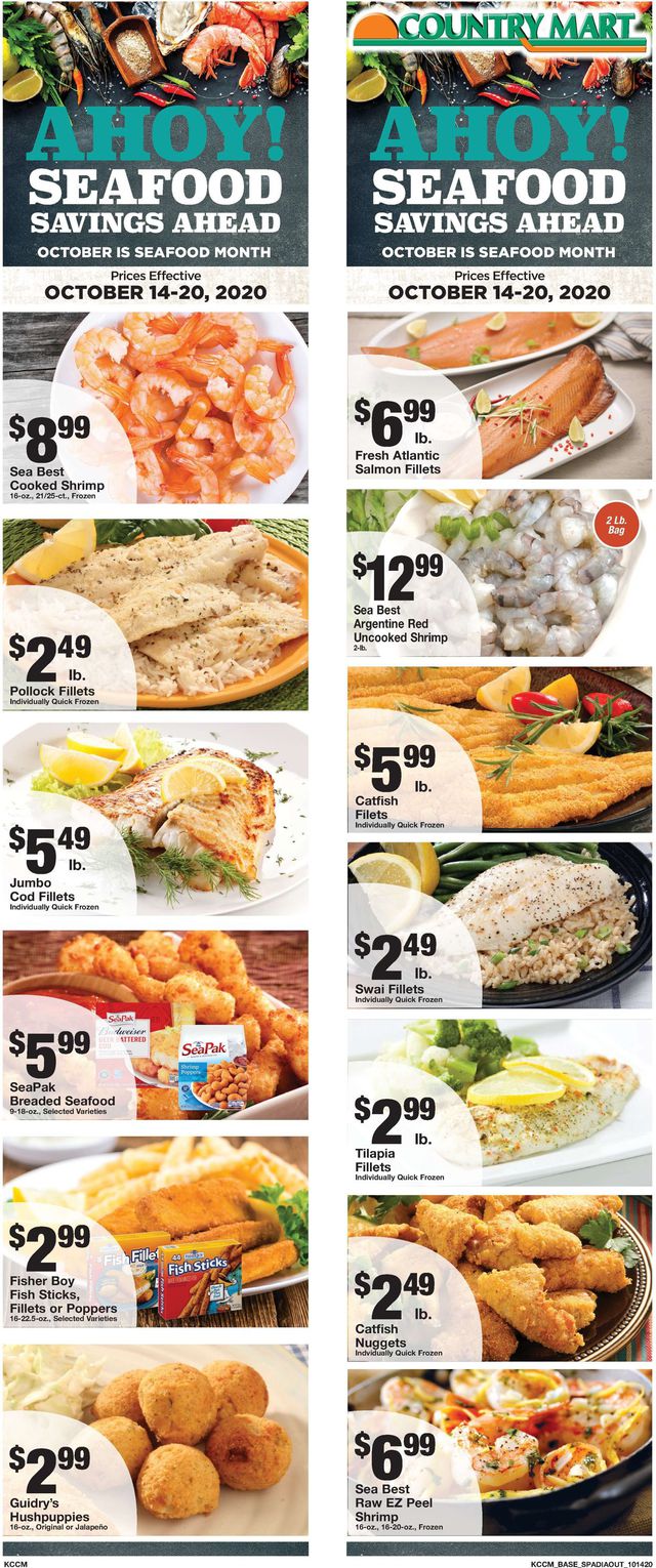 Country Mart Ad from 10/14/2020