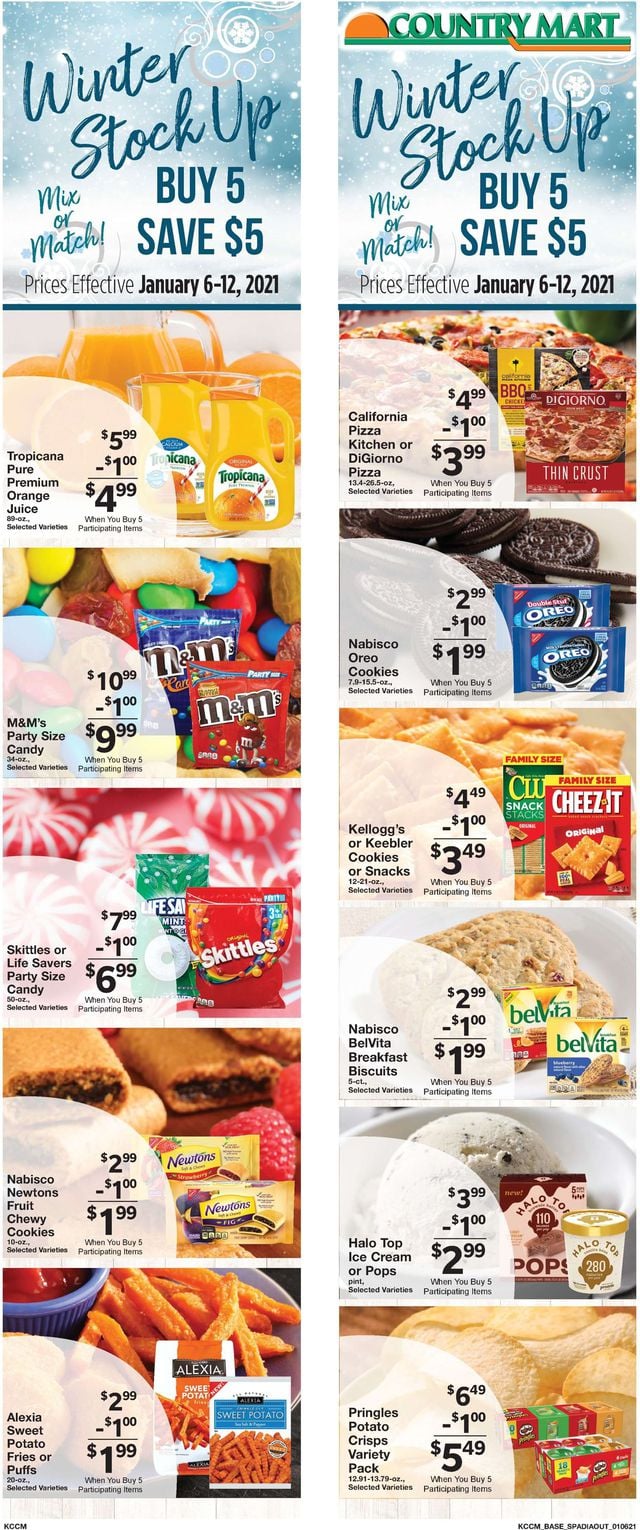 Country Mart Ad from 01/06/2021
