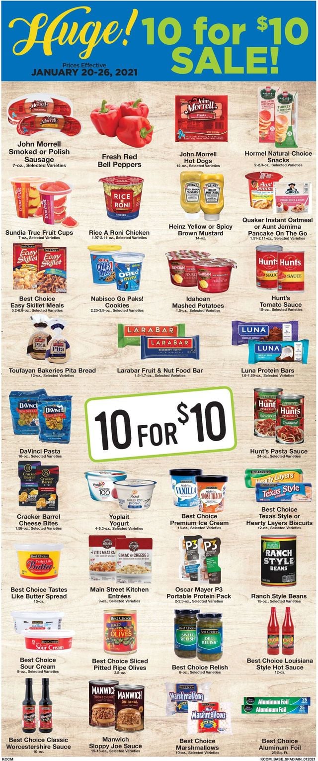 Country Mart Ad from 01/20/2021