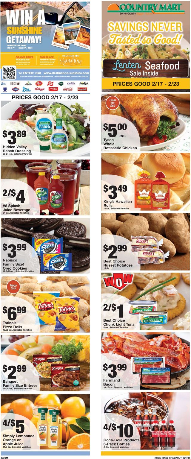Country Mart Ad from 02/17/2021