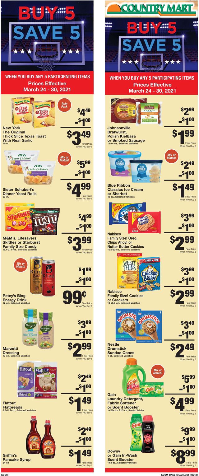 Country Mart Ad from 03/24/2021
