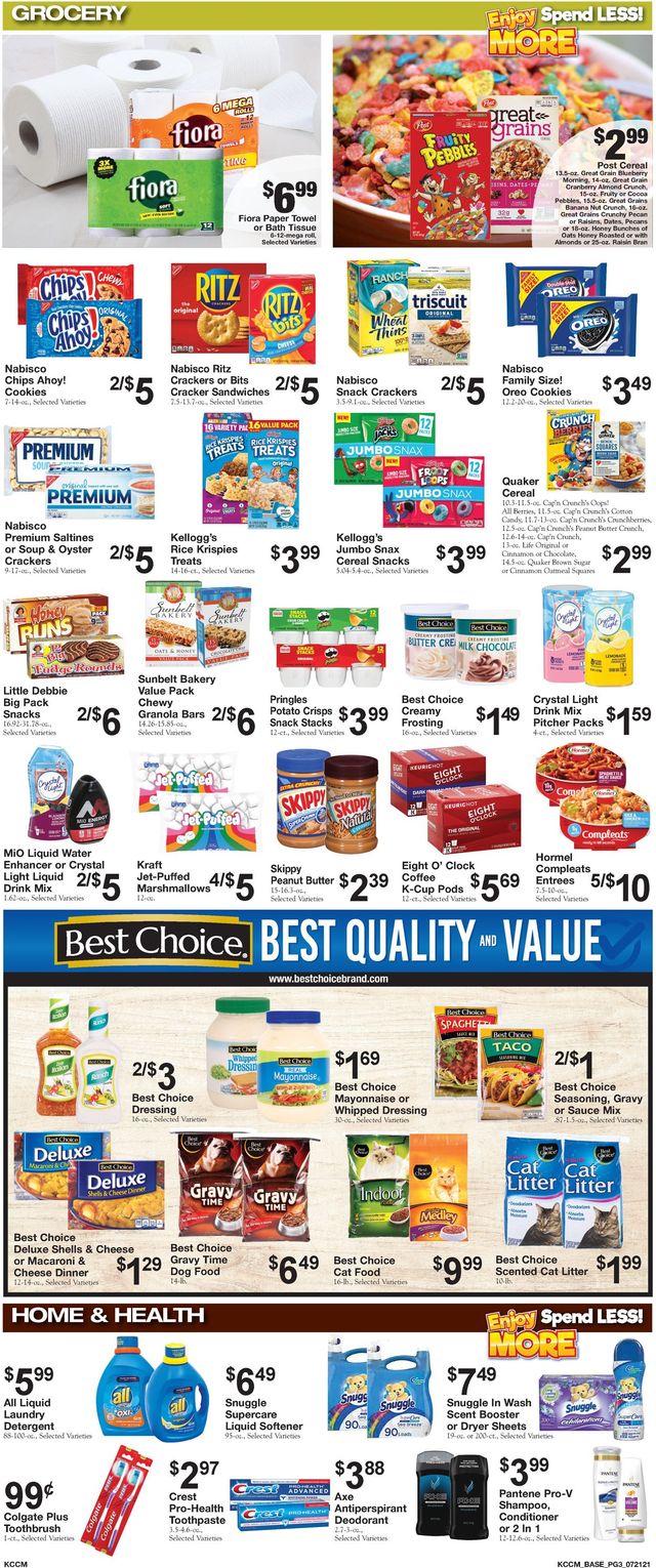 Country Mart Ad from 07/20/2021
