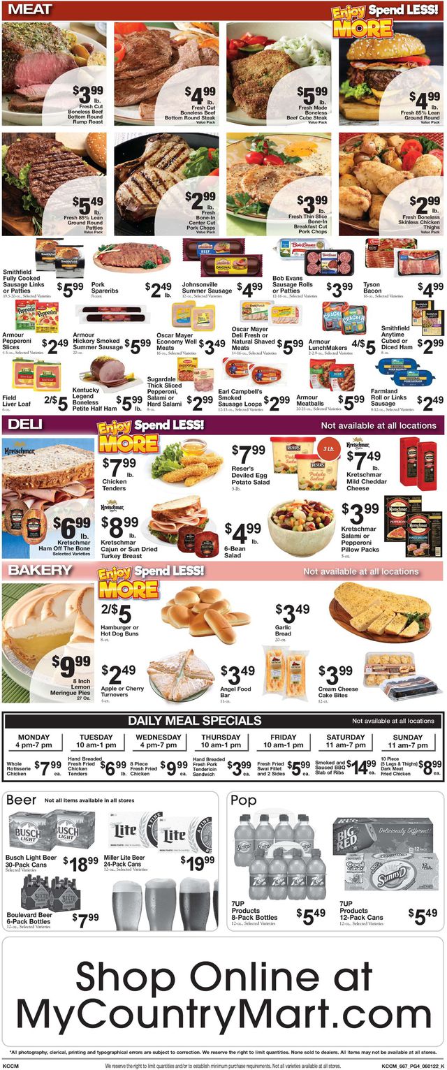 Country Mart Ad from 05/31/2022