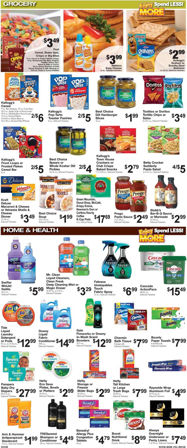 Country Mart Ad from 08/30/2022