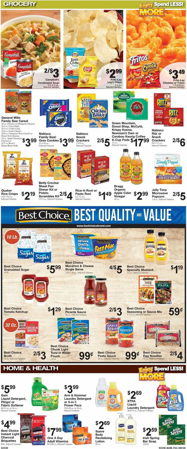Country Mart Ad from 09/20/2022