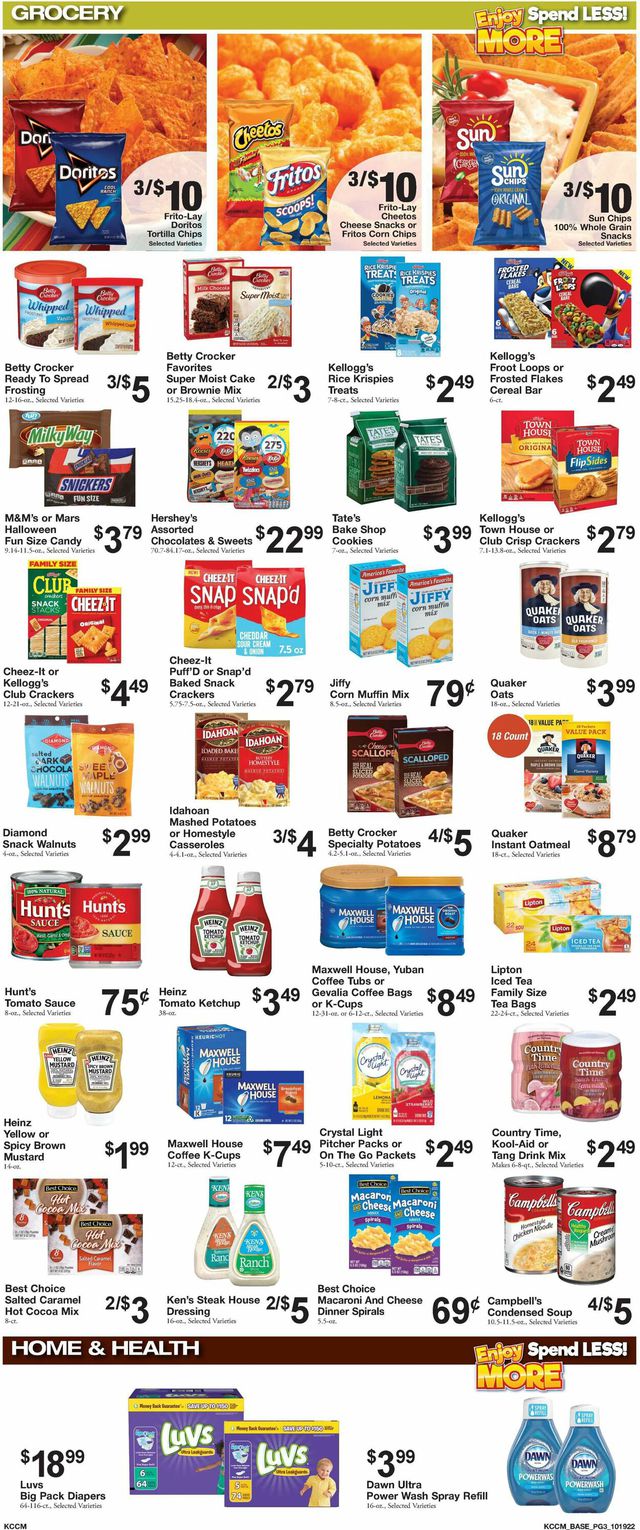 Country Mart Ad from 10/18/2022