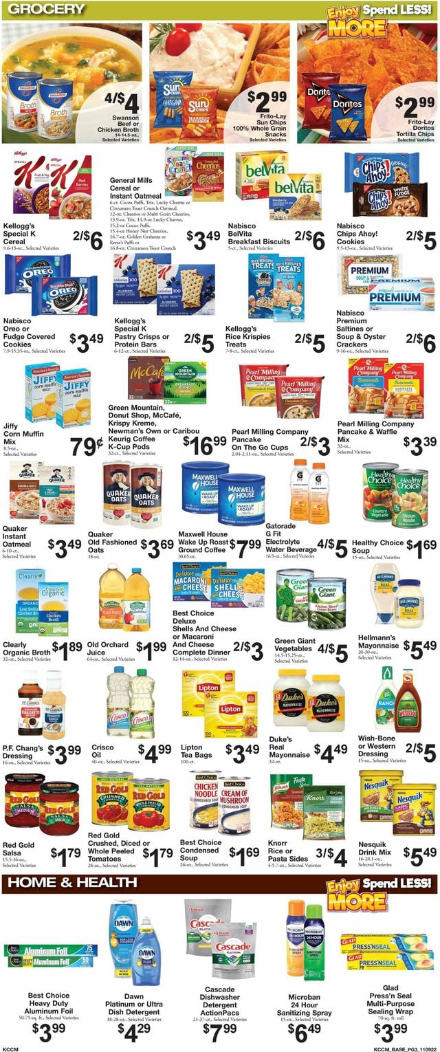 Country Mart Ad from 11/08/2022