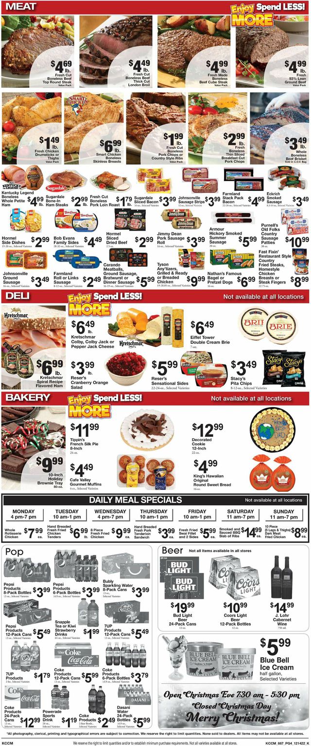 Country Mart Ad from 12/13/2022