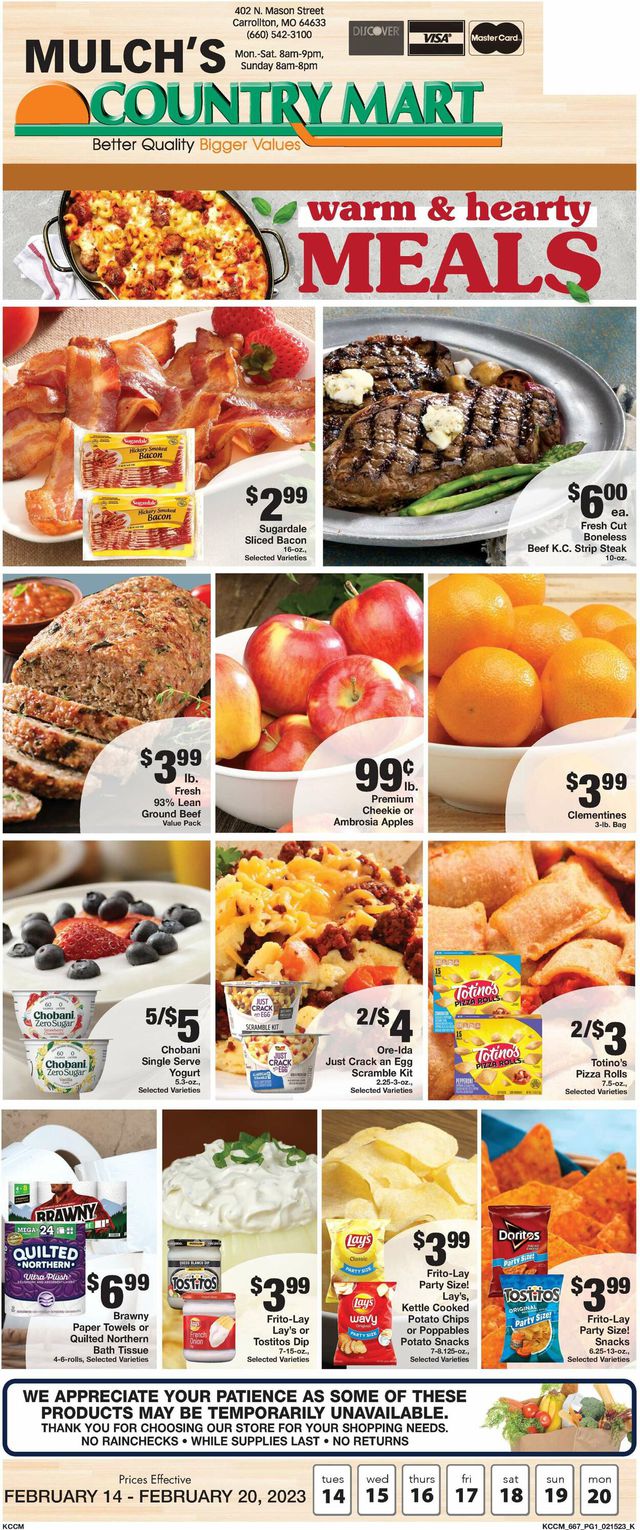 Country Mart Ad from 02/14/2023