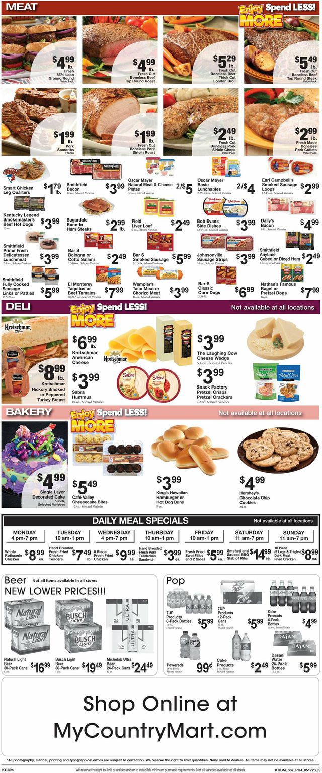 Country Mart Ad from 05/16/2023