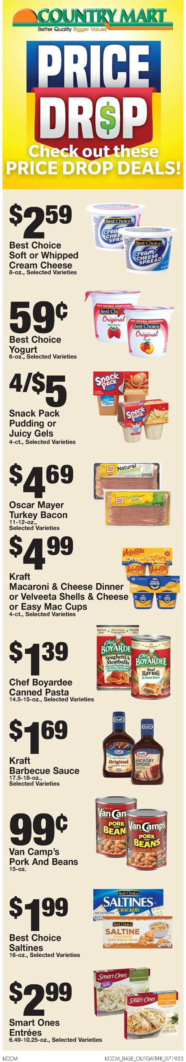 Country Mart Ad from 07/18/2023