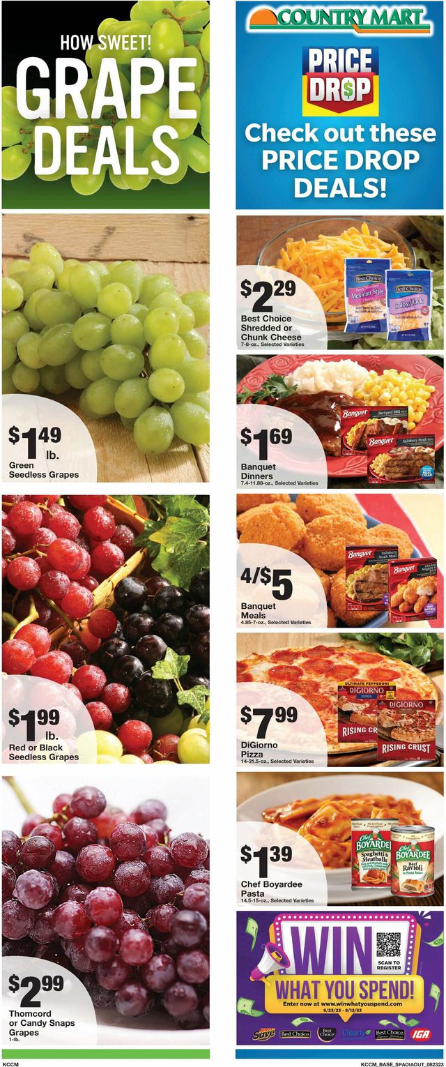 Country Mart Ad from 08/22/2023