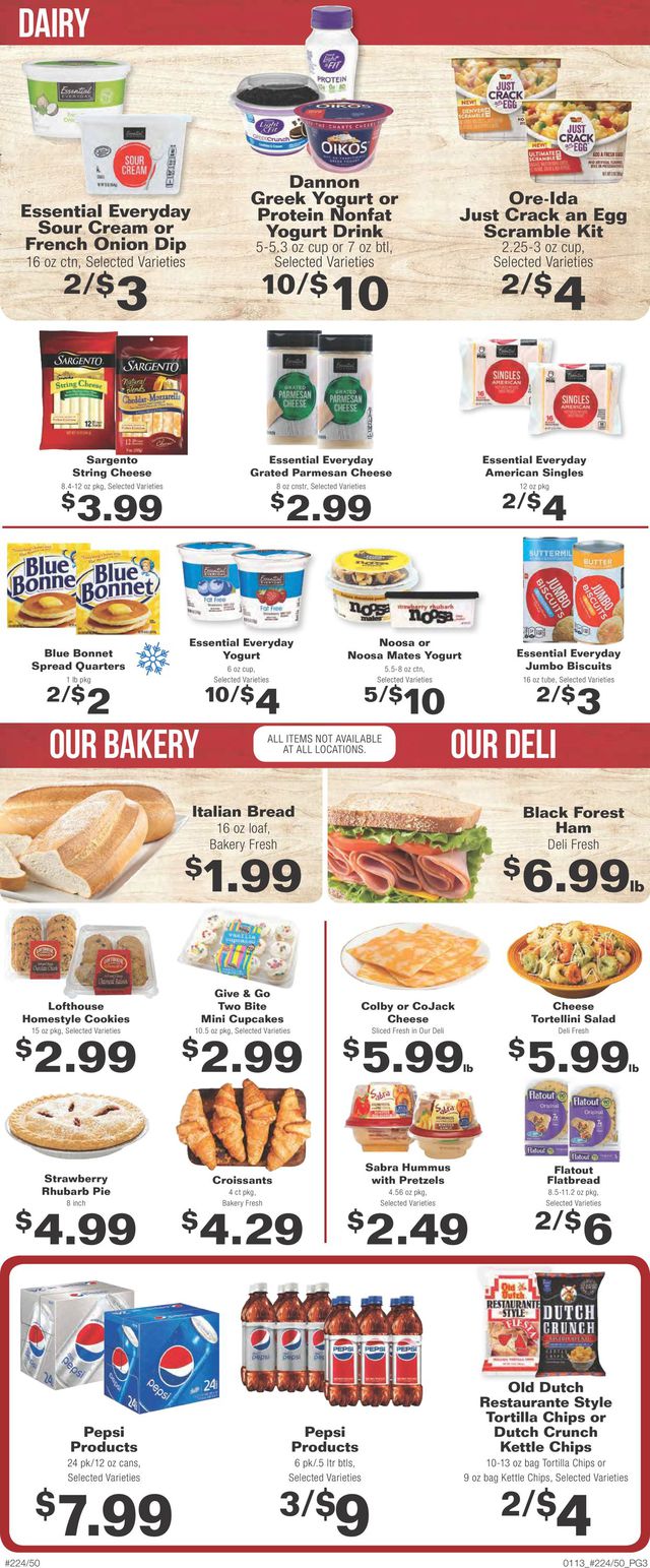 County Market Ad from 01/13/2020