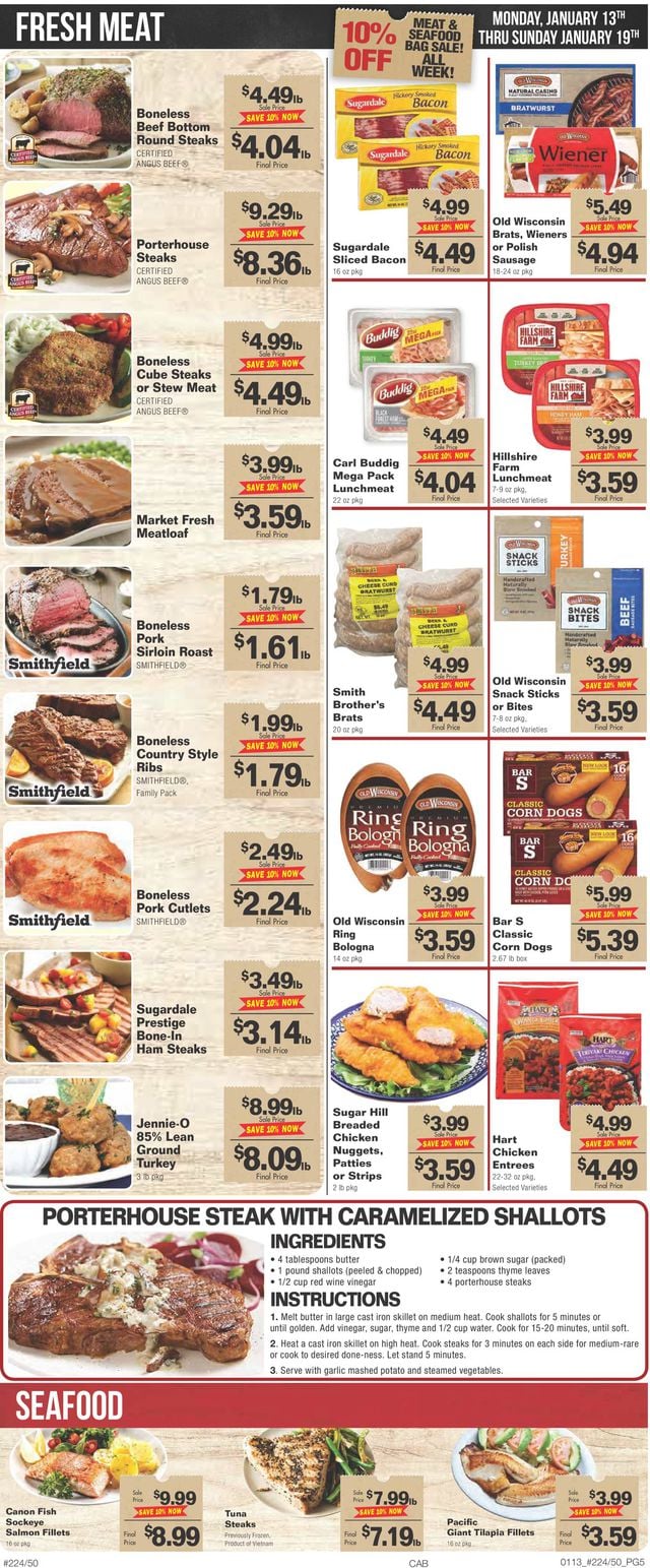 County Market Ad from 01/13/2020