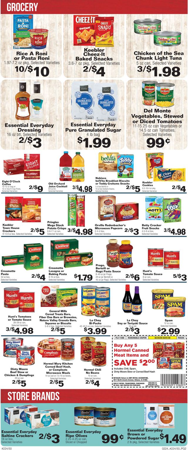 County Market Ad from 02/24/2020