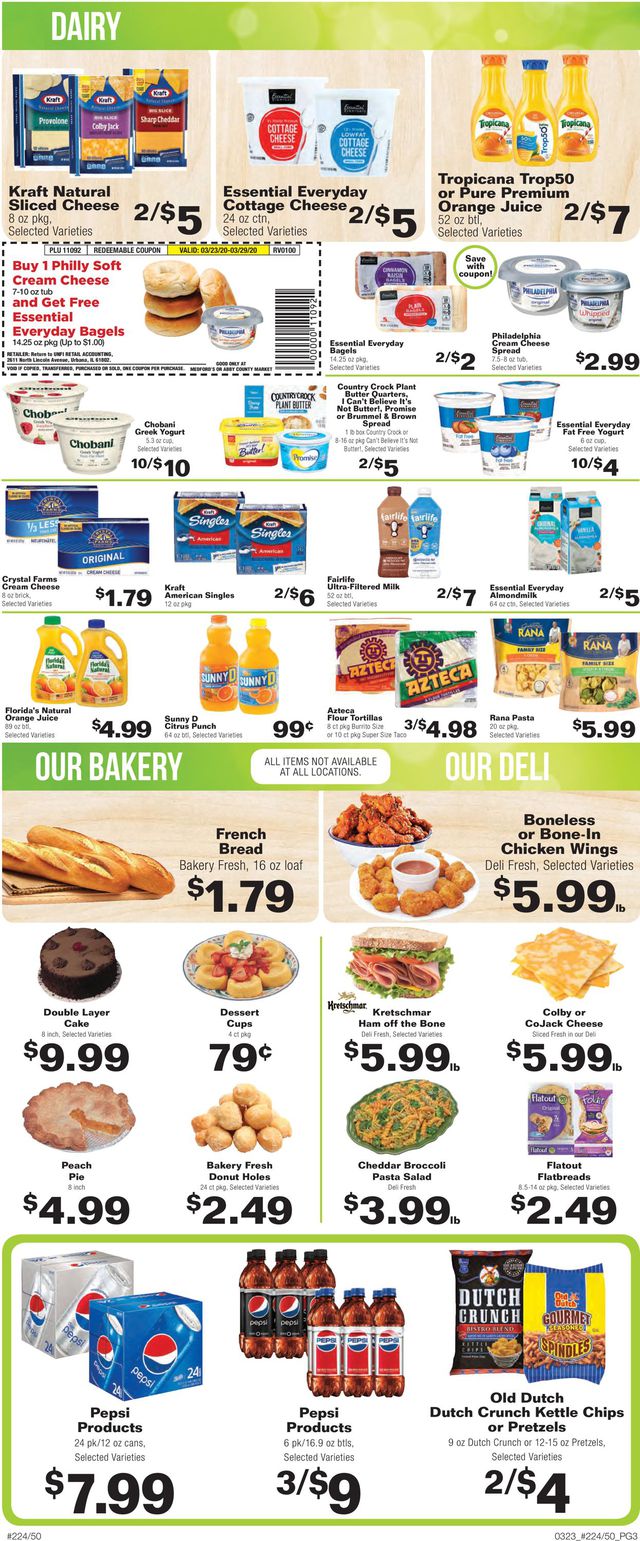 County Market Ad from 03/23/2020