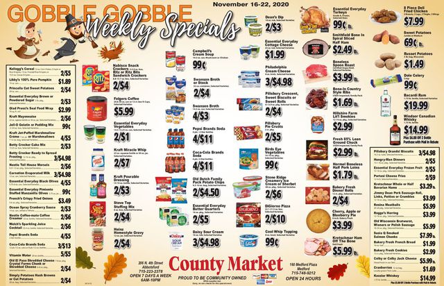 County Market Ad from 11/16/2020