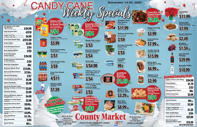 County Market Ad from 12/14/2020