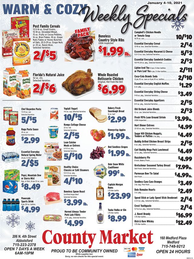 County Market Ad from 01/04/2021