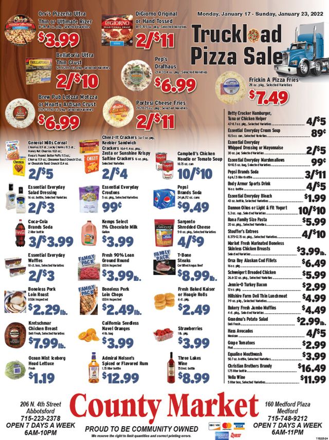County Market Ad from 01/17/2022