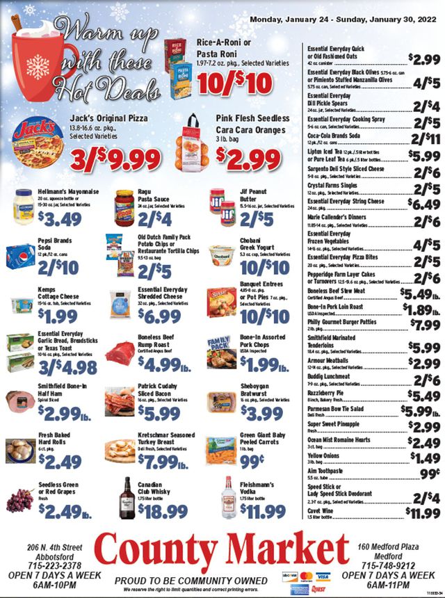 County Market Ad from 01/24/2022
