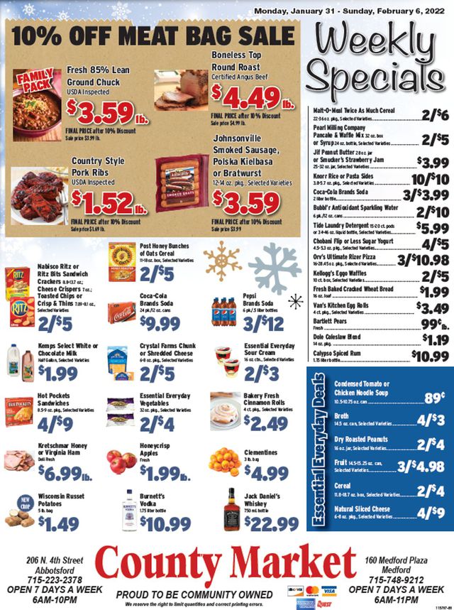 County Market Ad from 01/31/2022