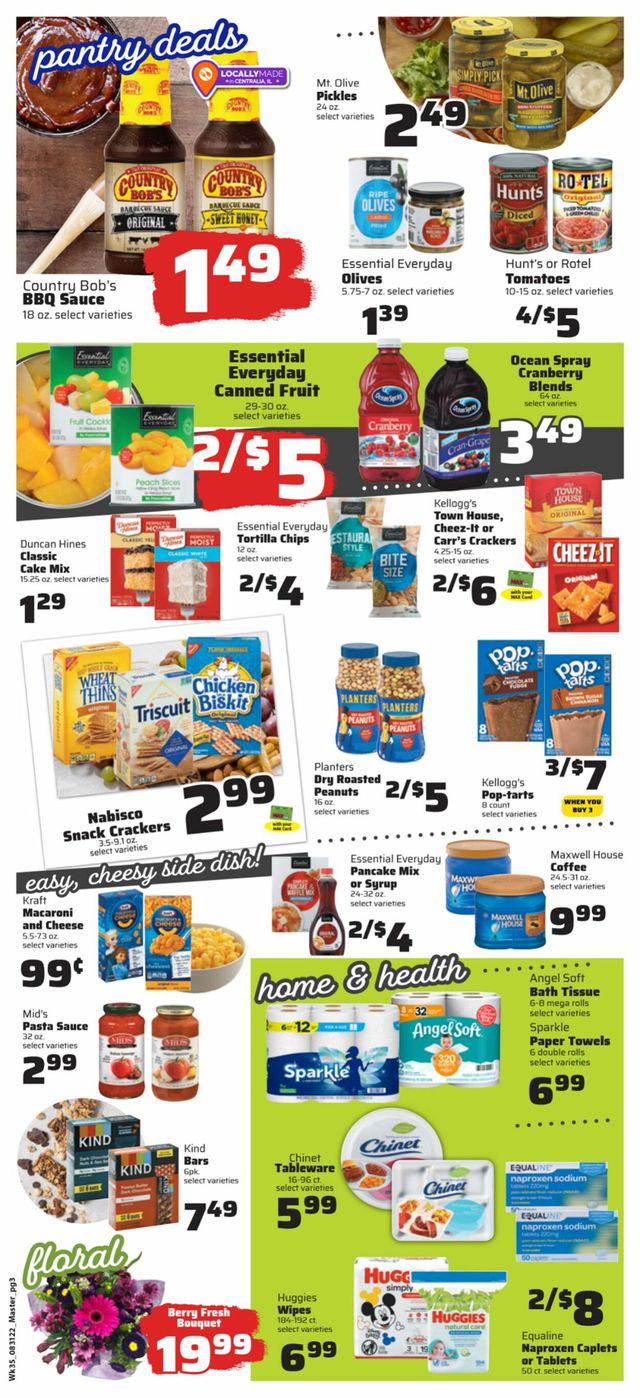 County Market Ad from 08/31/2022