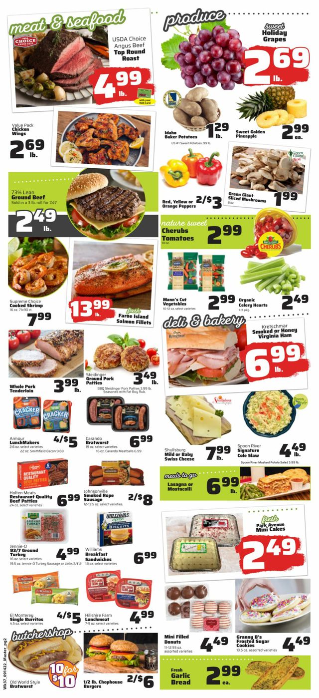 County Market Ad from 09/14/2022