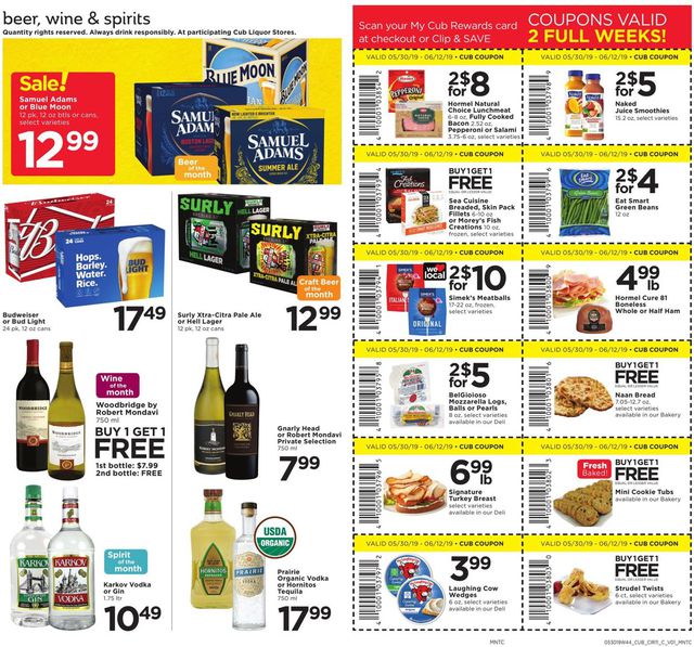 Cub Foods Ad from 05/30/2019