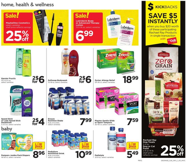 Cub Foods Ad from 09/12/2019