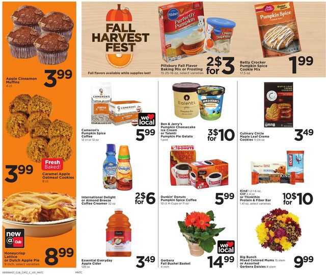 Cub Foods Ad from 09/19/2019