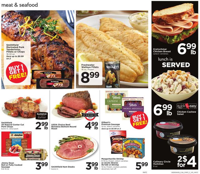 Cub Foods Ad from 09/26/2019