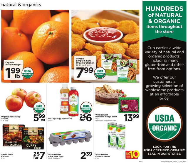 Cub Foods Ad from 02/09/2020