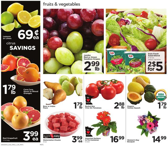 Cub Foods Ad from 03/01/2020