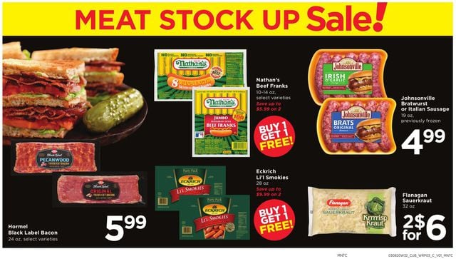 Cub Foods Ad from 03/08/2020