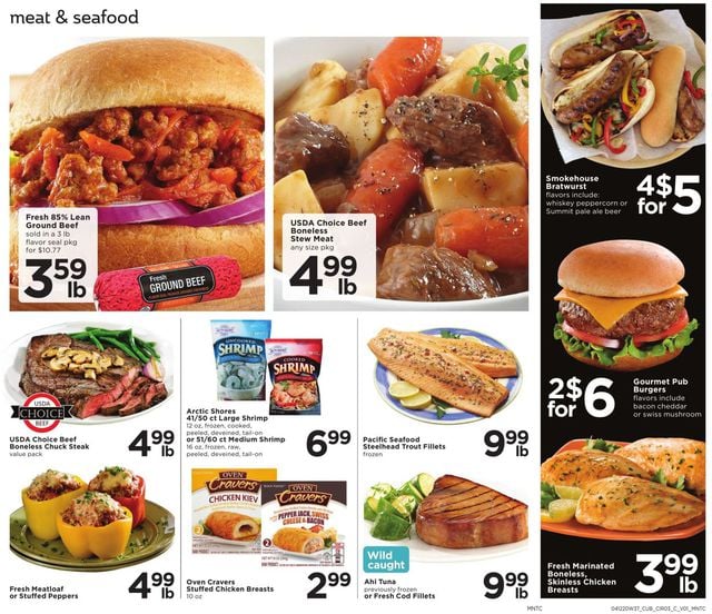 Cub Foods Ad from 04/13/2020